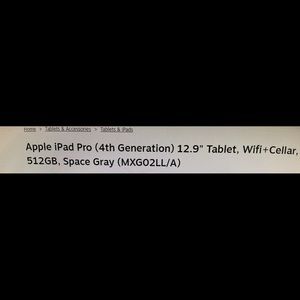 Apple IPad Pro new in box 12.9
